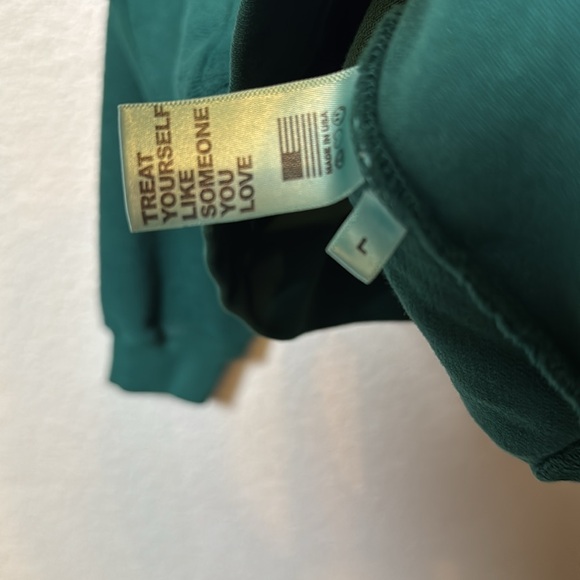Madhappy x Sweetgreen Terry Cloth Cropped Crewneck Sweatshirt in Kale Green - Picture 4 of 5